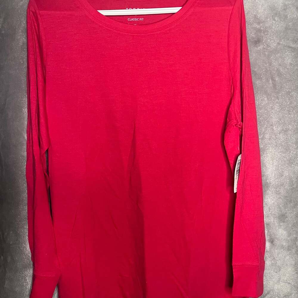 Torrid Viva Magenta LS Everyday Tee,